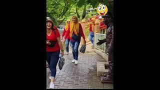 Prank-Patung Part 1... Funny reaction statue prank #shorts