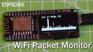 WiFi Packet-Monitor | ESP8266 + OLED