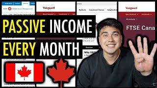 4 ETFS (INDEX FUNDS) For MONTHLY PASSIVE INCOME in CANADA (2021) - Full Breakdown