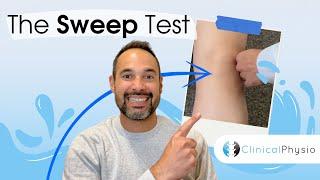 The Sweep Test for the Knee Joint | Expert Physio Explains How to Perform this Test in Practice!