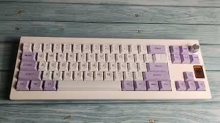 EPOMAKER Wisteria Linear Switches Sound Test (Shadow-X Keyboard)