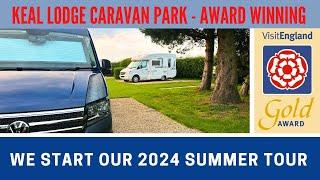 KEAL LODGE Caravan Park and CL | Cupboards | Our Summer Tour Route | Vlog 637