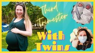 THIRD TRIMESTER TWIN PREGNANCY UPDATE  All I Wanted Healthy Full Term Twins!! Unexpected Symptoms