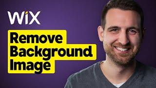 How to Remove Background Image on Wix