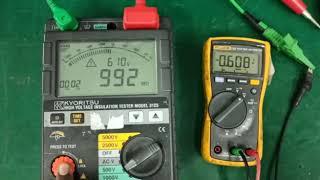 Kyoritsu 3125 Insulation Tester Repair and Calibration by Dynamics Circuit (S) Pte. Ltd.