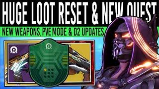 Destiny 2: MASSIVE LOOT UPDATE & ACT 2 QUESTS! New WEAPONS, Exotic Farms, Modes & Patch (16 July)