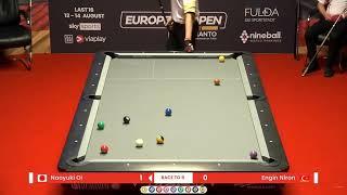 Naoyuki Oi Great Shot Or Fluke? | European Open 9 Ball Pool Championship