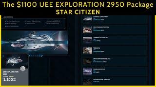 I bought the the $1100 UEE EXPLORATION 2950 Package [Star Citizen]