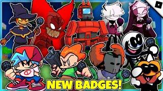 How to get ALL 10 NEW FNF BADGES in TREVOR CREATURES KILLER 2 - ROBLOX