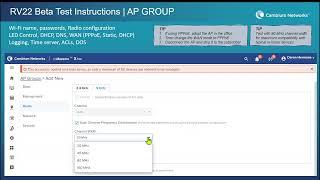 RV22 Wi-Fi 6 Home Mesh Router - Create AP Groups