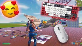  1v1 CLIX Build fight / ASMR  gameplay (Fortnite KBM ASMR)