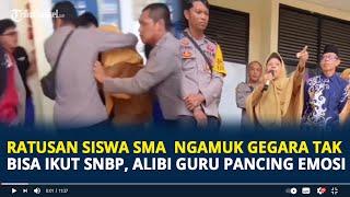 Viral Ratusan Siswa SMA  Ngamuk Gegara Tak Bisa Ikut SNBP, Alibi Gurunya Pancing Emosi