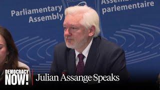 "I Pled Guilty to Journalism": WikiLeaks' Julian Assange Speaks Publicly After Prison Release