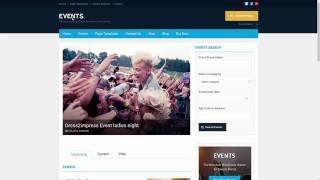 Events WordPress Theme By Templatic