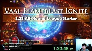 Vaal Flameblast Ignite (All-Rounder) Elementalist League Start Guide [Path of Exile 3.23]