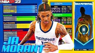 NBA 2K23 Ja Morant Build + GOLD Posterizer = Best Contact Dunking Slasher Build