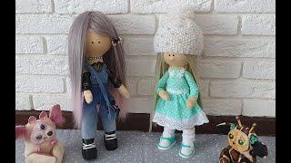 Как сшить текстильную, интерьерную куклу своими руками. textile doll. Часть 1