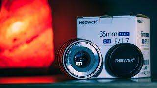 Best Lens Under $100?? | Neewer / Meike 35mm F1.7 Review | Sony A6000|