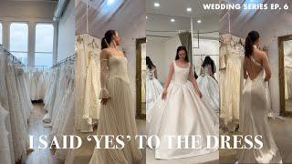 WEDDING DRESS SHOPPING | I said YES to the dress, my dream wedding dress! (wedding series ep. 6)