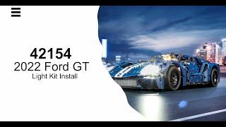 Install Lightailing Light Kit For Lego 2022 Ford GT 42154