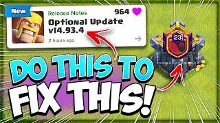 New Update To Fix Your Broken Accounts! New Update CoC 2021 (Clash of Clans)