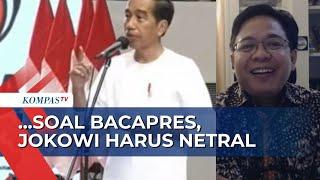 Direktur Eksekutif Indikator Politik Indonesia: Soal Bacapres, Jokowi Harus Netral