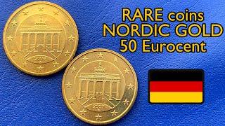 RARE 50 Eurocents Germany 2007 2008 A - MINTAGE UNKNOWN!