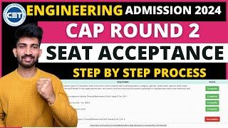 Engineering Cap Round 2 Seat Acceptance Process 2024 | Cap Round 2 Betterment and Freeze Option