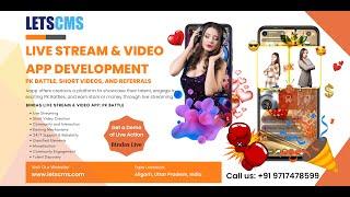 Mobile App Development: Live Stream & Video App with pk battle, chat room, Short Video, Referrals