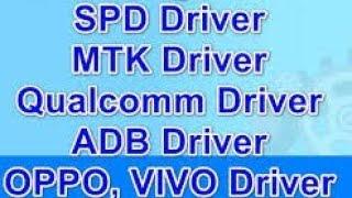 MTK Qualcomm spd all driver | in one click | driver error solution| 2023