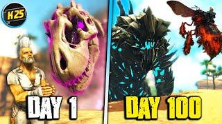 I Survived 100 Days in Ark Primal Fear, You won't Believe what Happened!