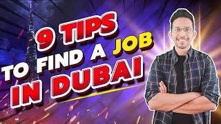 9 Tips to find a Job in Dubai | How to find a Job in Dubai | Nabeel Asim