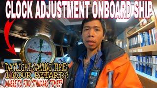 CHANGE OF TIME ON SHIP | ADJUSTMENT OF CLOCK | DAYLIGHT SAVING TIME | WINTER AND SUMMER TIME