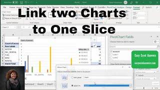 Link two Charts to One Slicer in Excel