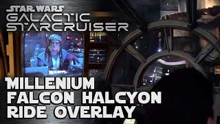 Halcyon Passenger Ride Overlay at Millennium Falcon Smugglers Run - Star Wars: Galactic Starcruiser