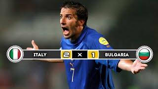 italy  ×  Bulgaria | 2 × 1 | HIGHLIGHTS | All Goals | Euro 2004