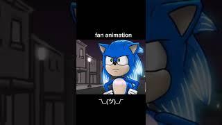 original sonic in the movies and fan animation from @TheDeNoZaVR