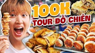 100k Ăn Toàn Món Chiên Ngon Bá Cháy | Bánh Hẹ Chiên Hot Nhất Sài Gòn | ĂN HÀNG 100K