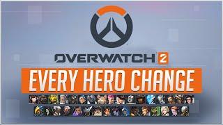 EVERY HERO CHANGE for OVERWATCH 2 BETA 1.0