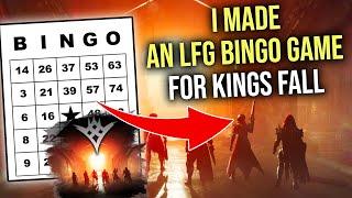 I Made An LFG BINGO Game For KINGS FALL