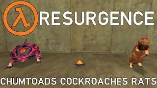 Chumtoads, Cockroaches, Rats | Half-Life Resurgence