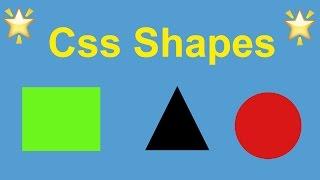 Css Shapes - Css tutorial how to make shapes using Css | Hd video |