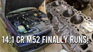 300hp N/A M52 project. Part8, first start