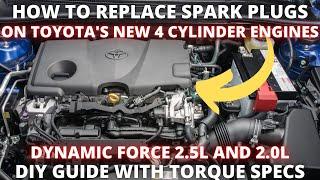 How to Change Spark Plugs on Toyota's New Engine A25A and M20A