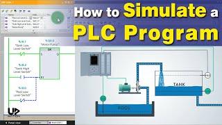 Siemens PLC Training: How to Simulate a PLC Program (Siemens PLCSIM Tutorial - V15)