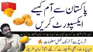 Export Mangoes from Pakistan | Mango Export Kaise Kare | Easy Mango Export Business (Success Advice)