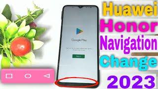 All Huawei back button settings 2023  | Honor X6 (VNE-LX2) Navigation Bar Change