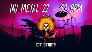 Nu Metal 22 - 92 BPM | Backing Drums | Only Drums