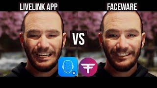 Unreal Engine 4 Metahuman Live Link Face App vs Faceware