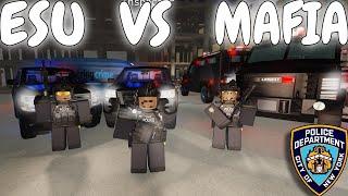 NYPD ESU VS MAFIA!! Roblox Police sim NYC revist